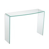 CONSOL CLEAR GLASS 110 - CONSOLES, DESKS